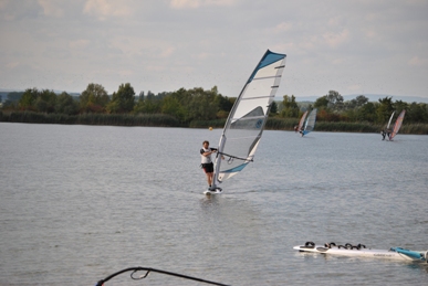 Reinhold auf dem Surfbrett